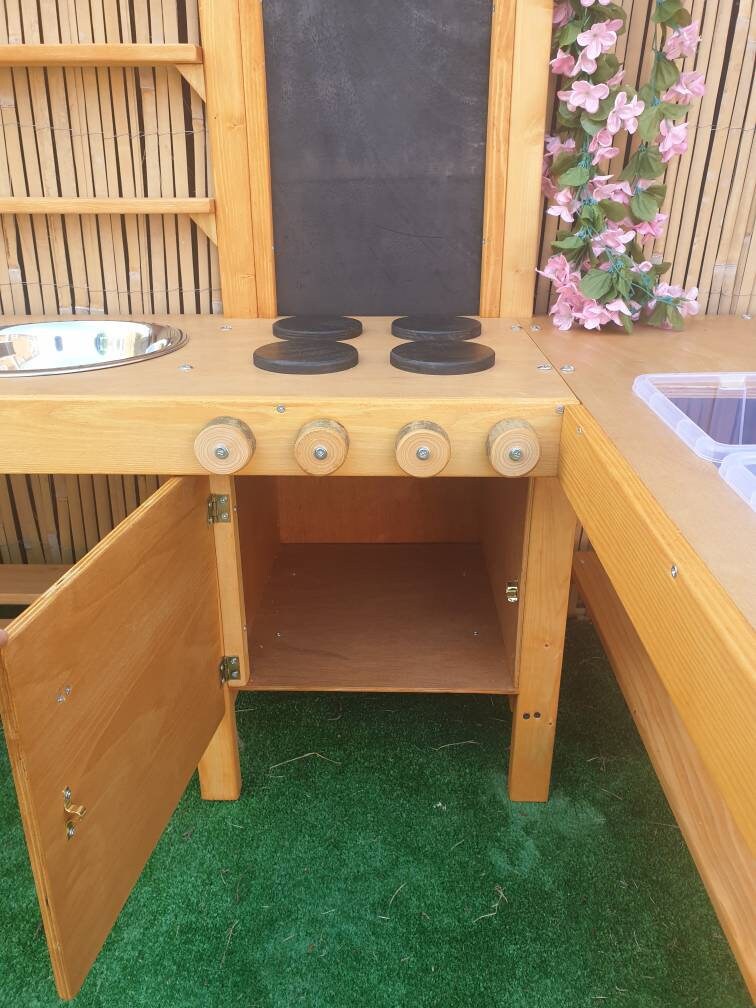 XXXL U Shape mud kitchen with water/sand table & messy play station